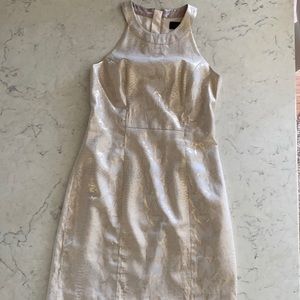 Gold banana republic dress
